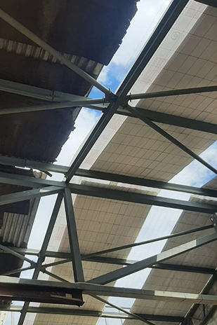 Industrial cold roof