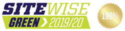 100% SiteWise Green logo