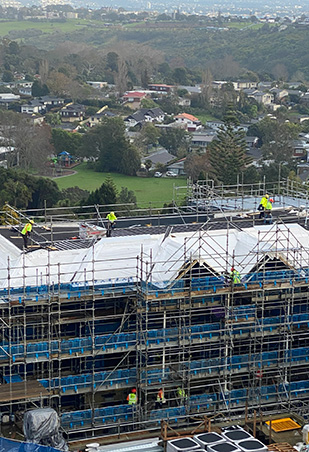 High-performance warm roof installation Summerset St Johns retirement village Auckland