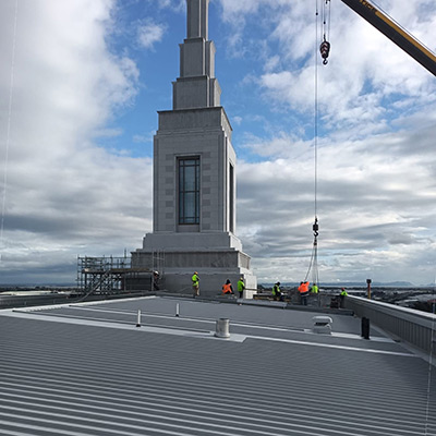 LDS temple roof Auckland