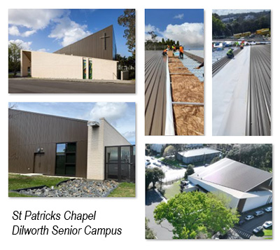 Topline Roofing RANZ Roof of the Year Finalist - Dilworth, St Patricks Chapel