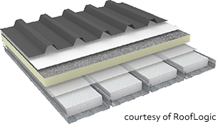 Metal finished warm roof system Auckland