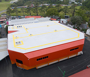 Warm roof overlay retrofit installation over existing roof Auckland